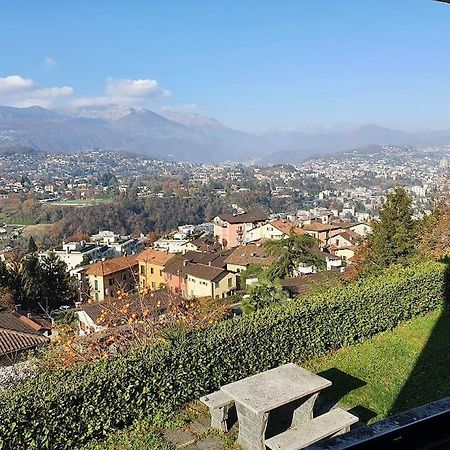 Casetta Accogliente Con Vista Sopra Lugano Paradiso Bagian luar foto
