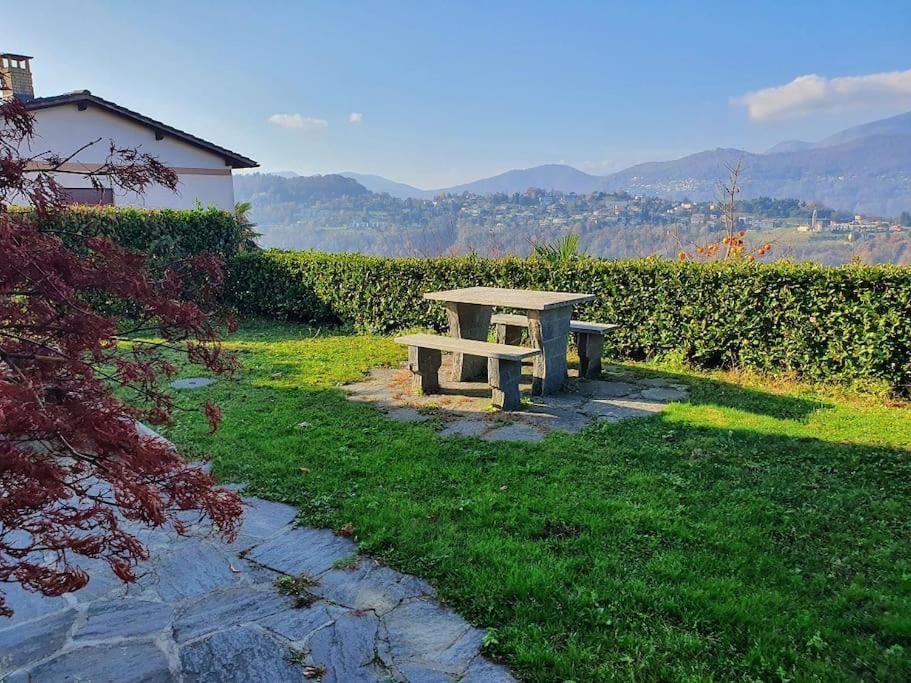Casetta Accogliente Con Vista Sopra Lugano Paradiso Bagian luar foto
